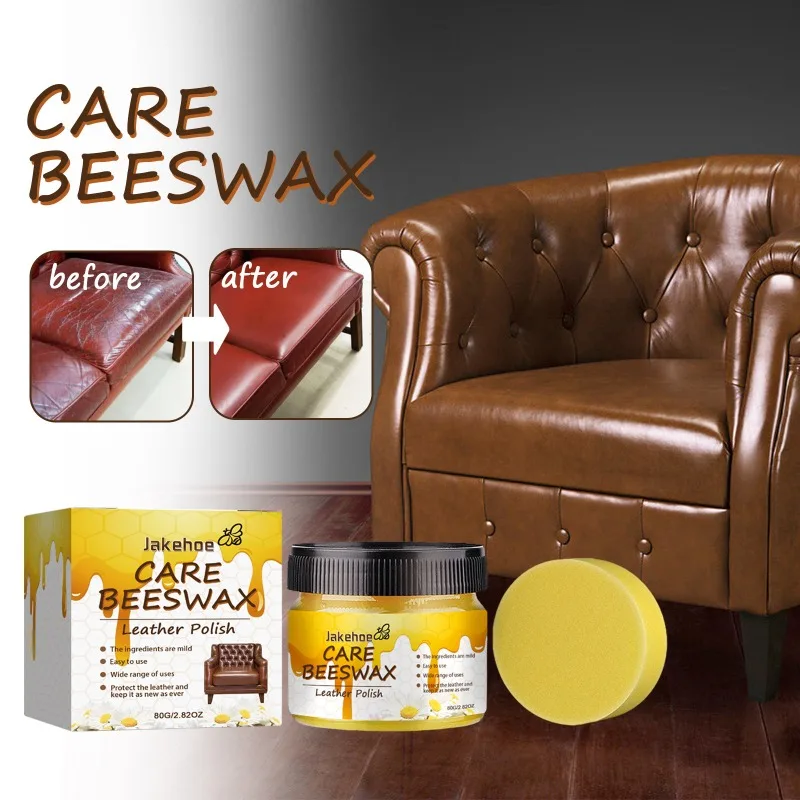 Leather Care Wax Furniture Renovation Care Beeswax Household Leather Sofa Maintenance Care Wax