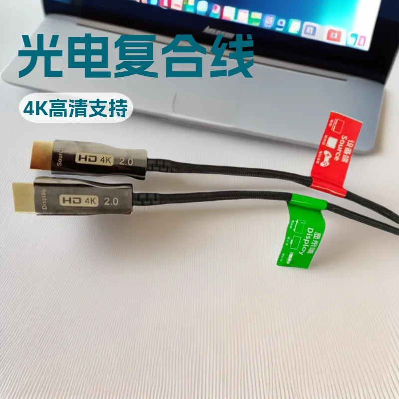 USB to DP adapter cable 4K2.0 high definition braided cable metal head compatible notebook display high speed transmission stabi