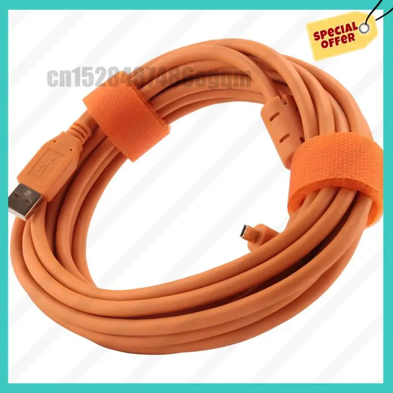 -ABJZ 5M cámara SLR ordenador USB Mini 8Pin Cable de disparo atado componente para Nikon D750 D7100 D7200 DF