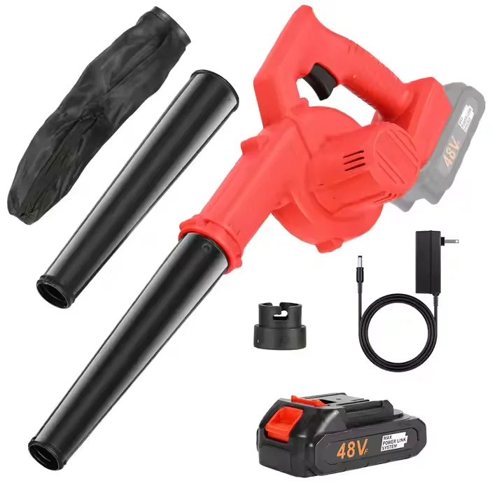 Electric Goddess Cordless for OJOJ 18V 21V Battery Brushless Handheld Leaf Hair Drier Courtyard/Home Air Blower