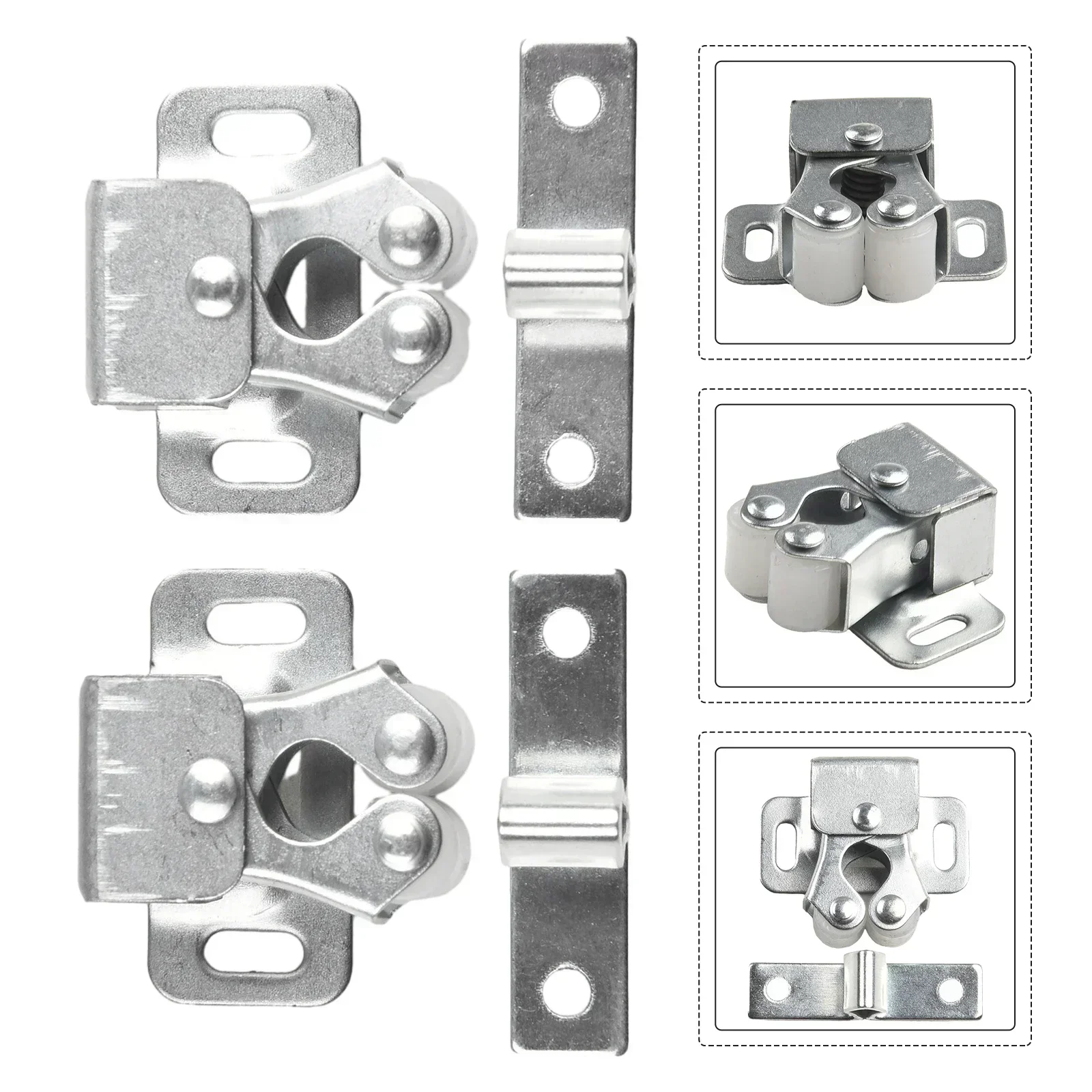 Home Accessories Cabinet Lock Operated Buckle Bead Magnetic Padlock Wardrobe Door Clasp Spring Fixed Low Press The Home Adhesive