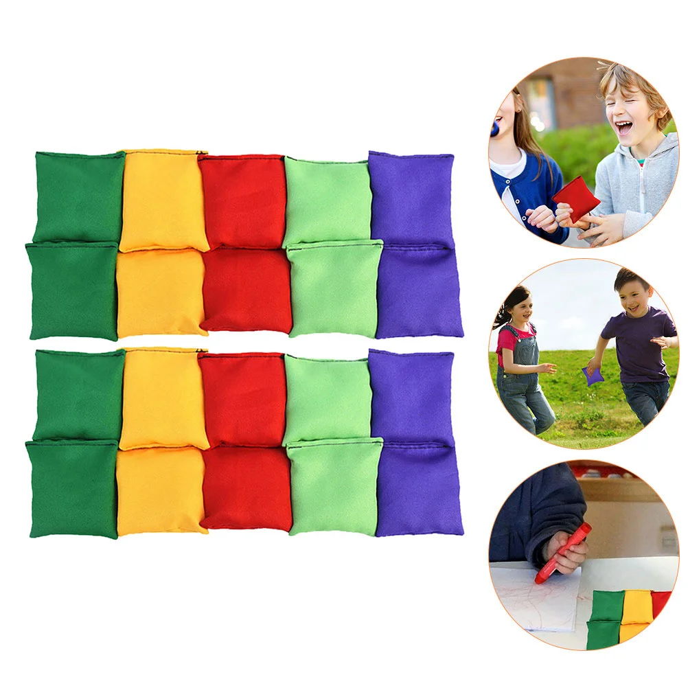 5 Pcs Sandbag Kids Toy Toys Bean Bags For Party Washable Outdoor Interactive Plaything Woolen Toss Game Throwing Small Child