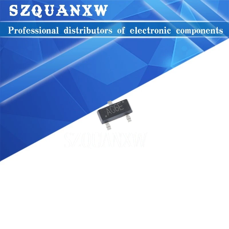 20pcs/lot AO3416 silk-screen AGBV SOT-23 N-Channel Enhancement Mode Field Effect In Stock