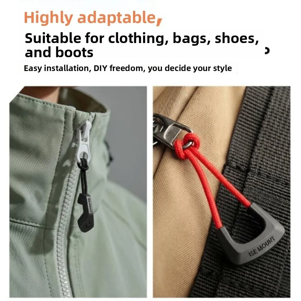 5pcs Universal Zipper Rope Anti-slip Tail Rope Color Drawstring Multistyles Zipper Puller Multicolors