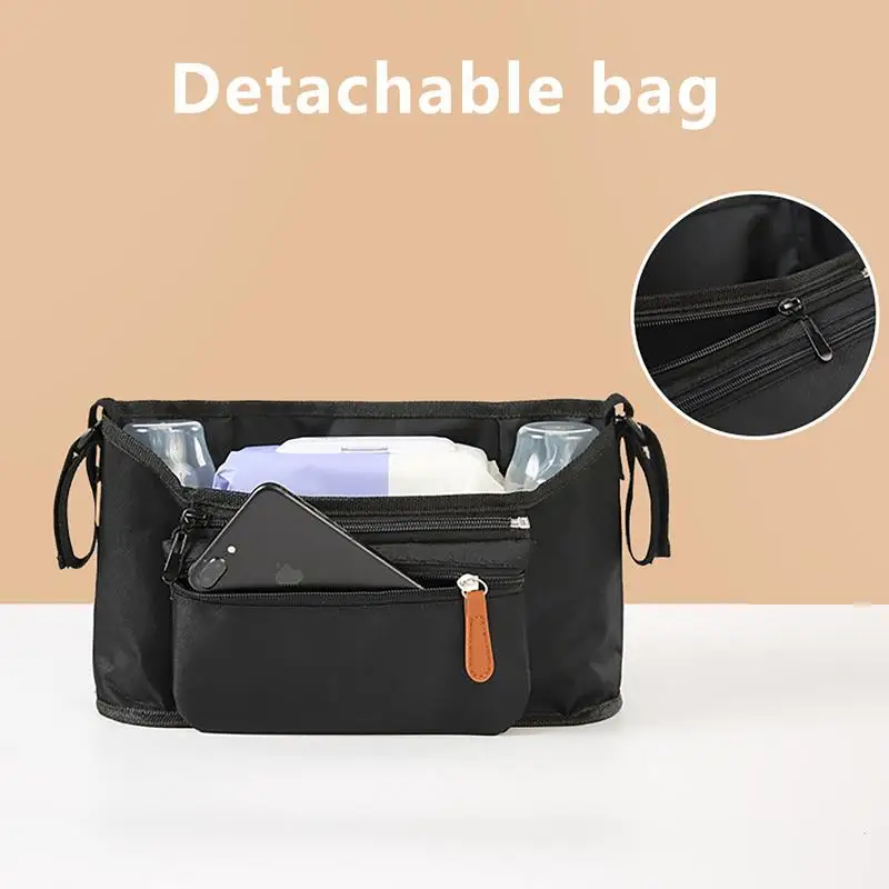 Babies Stroller Bag Organizer Storage Bag And Stroller Organizer Stroller Bag With Pockets For Holding Bottle Phone Travel