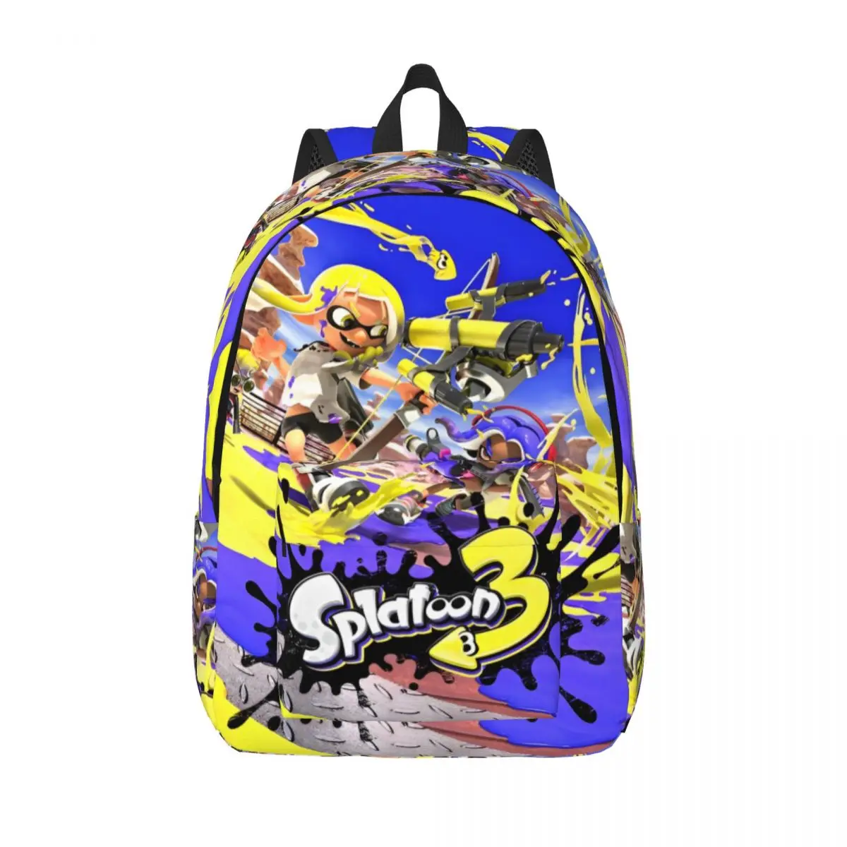 

Новый игровой рюкзак Splatoon 3, детский школьный рюкзак для мальчиков и девочек, рюкзак с мультяшным видео, рюкзак для дошкольников, детского сада, дорожная сумка