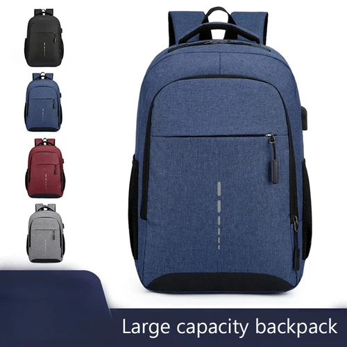 Mochila multifuncional de gran capacidad para desplazamientos, viajes de negocios, bolsa para computadora para estudiantes, mochila sencilla y elegante