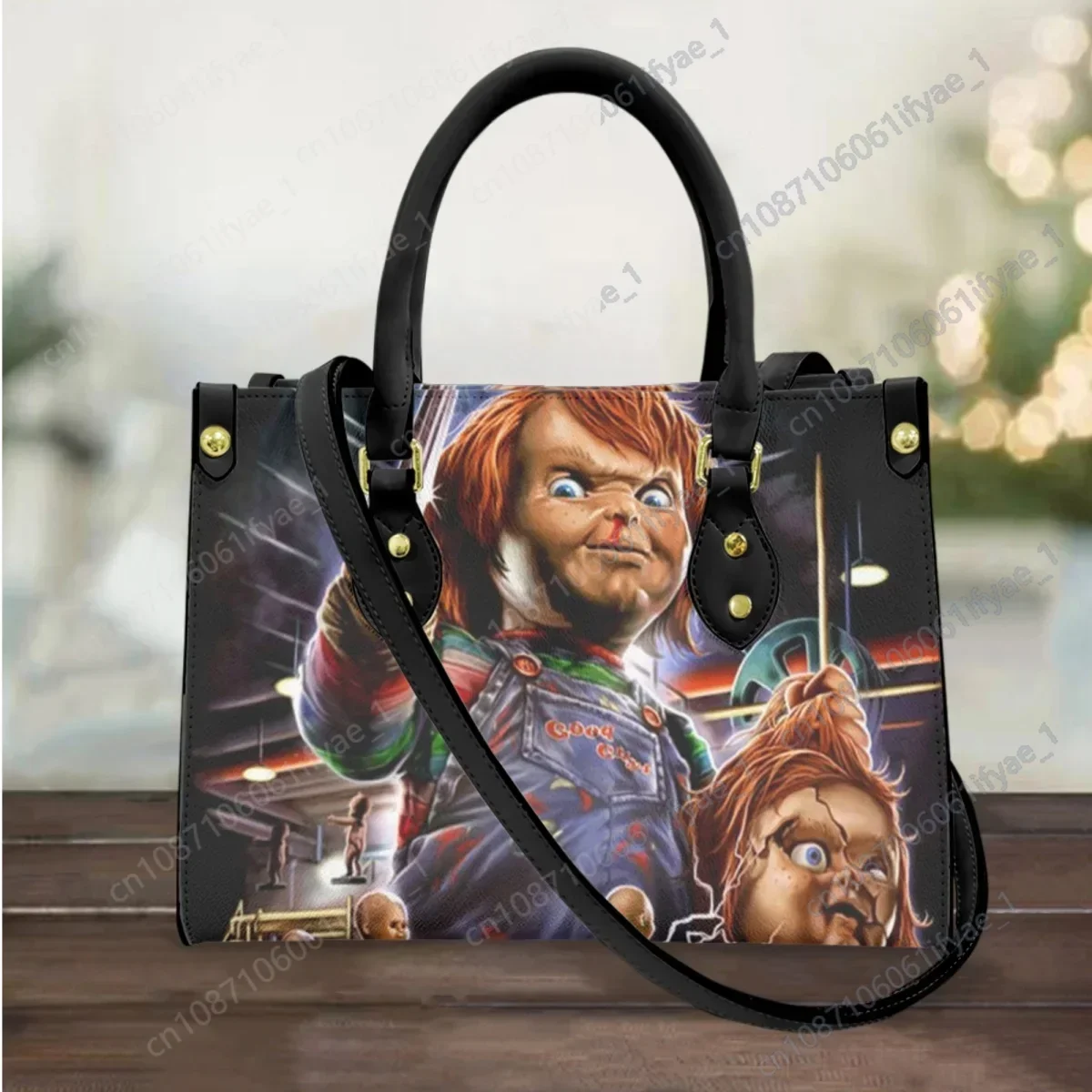 Childs Play Chucky Design Fashion Women Handbags Woman Cross Body Bags Small PU Leather Female Tote Shoulder Bags bolso de mujer