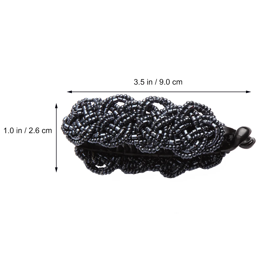 Women Fashionable Banana Hair Clip Barrette Ponytail Holder For Hair Styling Black Hair Clip Updo Ponytail Clip Ponytail Holder