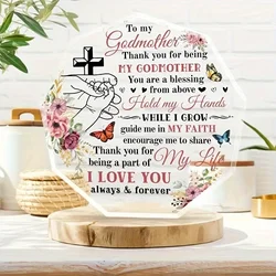 Personalized Godmother Gifts from Godchild, Baptism Gifts for Godmother from Godson or Goddaughter