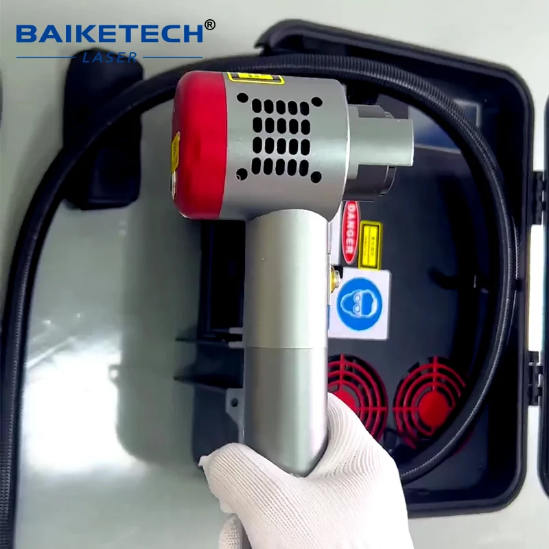 TH-FLC200MX 200 واط JPT متعددة الأوضاع حقيبة نبض آلة التنظيف بالليزر الطلاء النفط الصدأ إزالة طلاء منظف ليزر خفيف الوزن #4