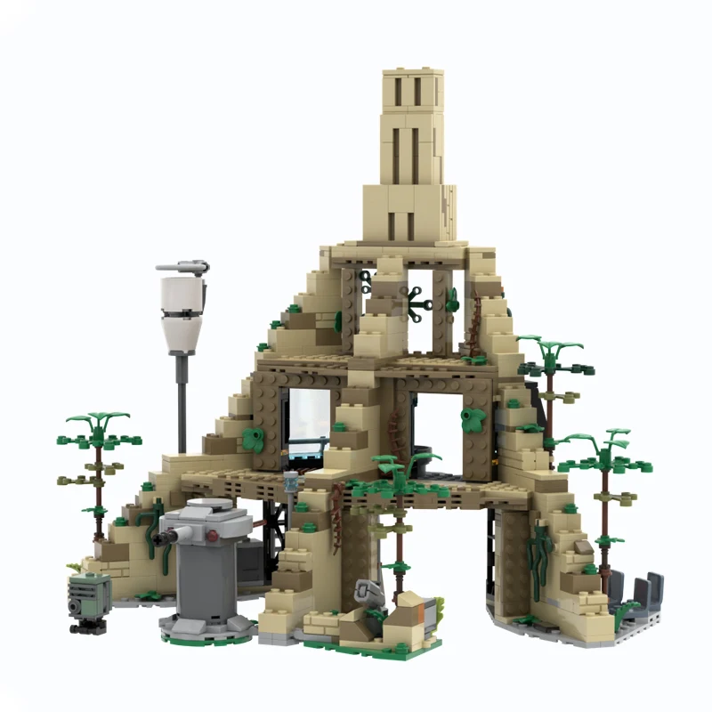 NEW 715PCS Famous star Movie MOC Rebel Temple Base model DIY creative ideas ChildToy BirthdayGift Buildingblocks Assembly Bricks