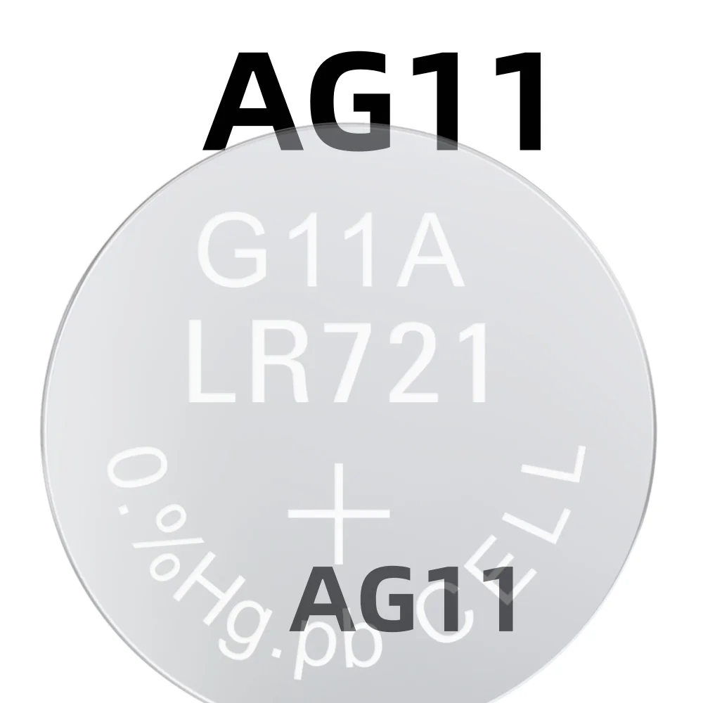 2 5 10PCS Premium AG11 LR721 1.5V Alkaline Coin Battery 10Pack Long Lasting Mercury Free for Watches Electronic Devices