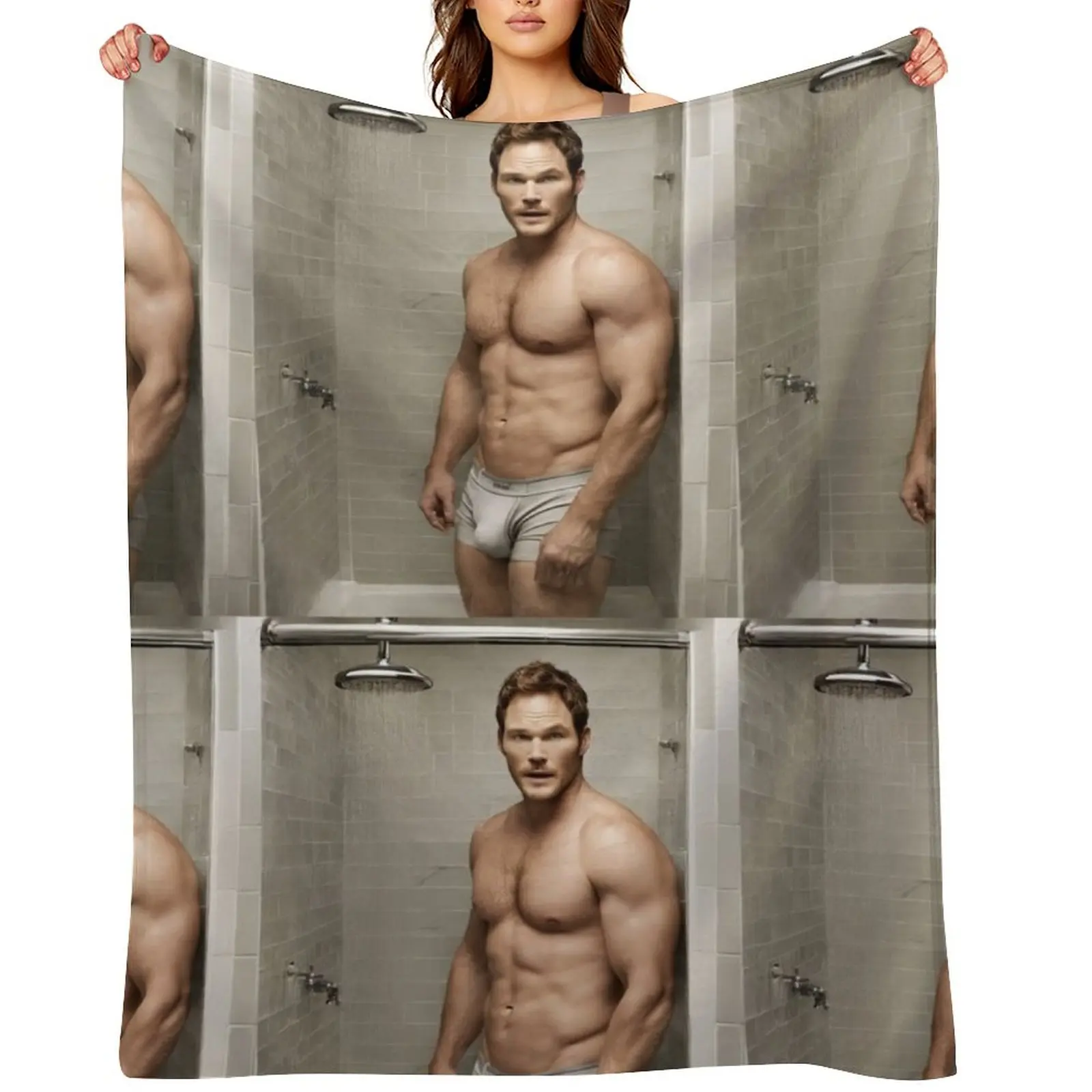 

chris pratt hot Throw Blanket Kid'S Hair anime Single Blankets