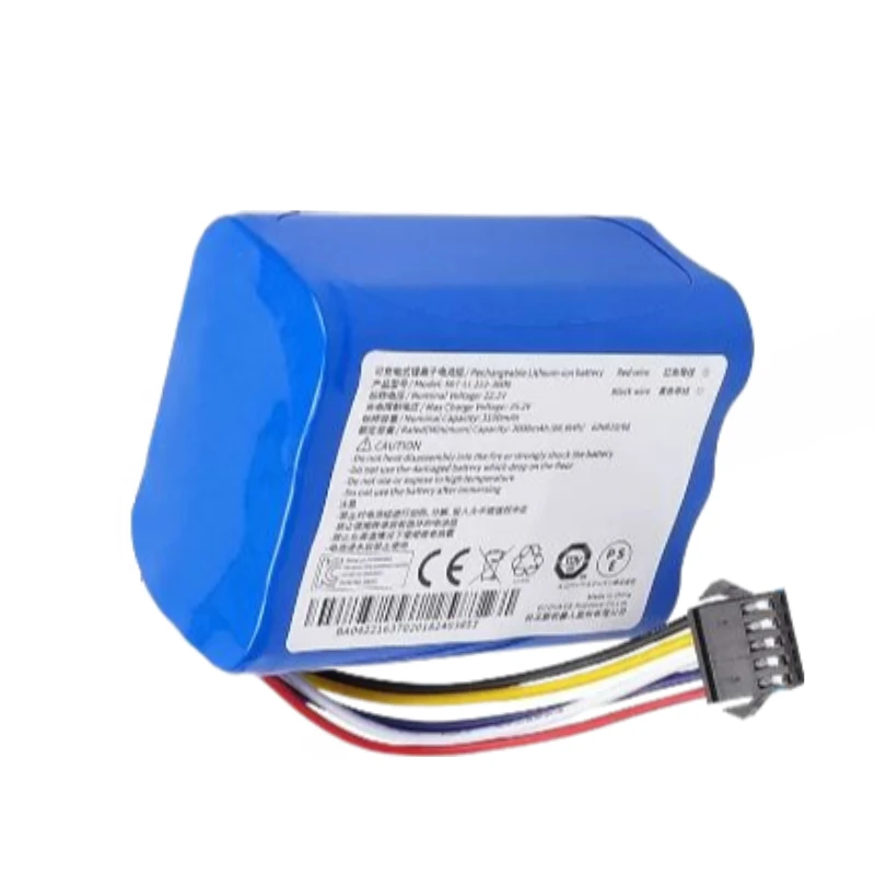 بطارية S07-LI-222-3000 22.2 فولت 3000 مللي أمبير في الساعة لروبوت تنظيف النوافذ Ecovacs WA30 WA50 العلامة التجارية الجديدة عالية الجودة