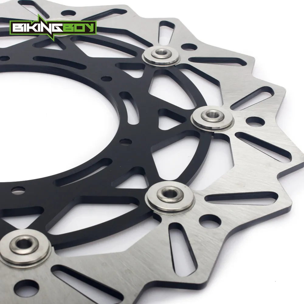 BIKINGBOY For Yamaha YZ250F YZ450F 08 09 10 11 12 13 14 15 Oversize 320mm Front Brake Disc Disk Rotor Bracket YZF 250 YZ-F 450