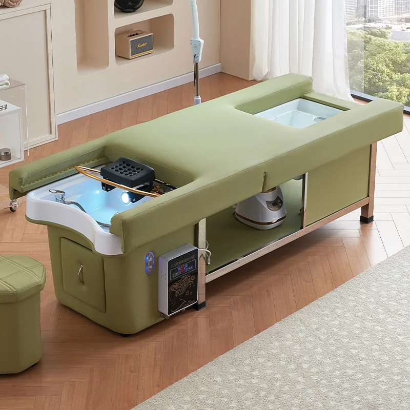 

Высококачественная подъемная электрическая кровать для салона красоты, специальное кресло для шампуня, массажная кровать, массажная кровать, мебель для салона циркуляции воды FYSC