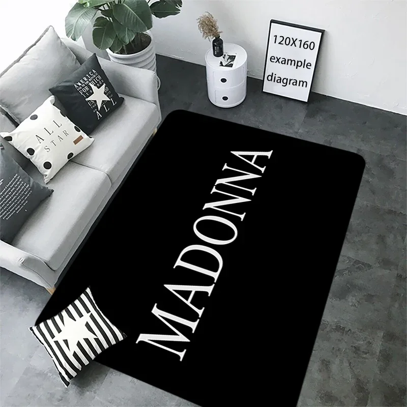 Tapete de chão dentro da sala m-madonna tapetes de entrada capacho cantora feminina yoga tapete de cozinha antiderrapante decoração de casa% 4!g