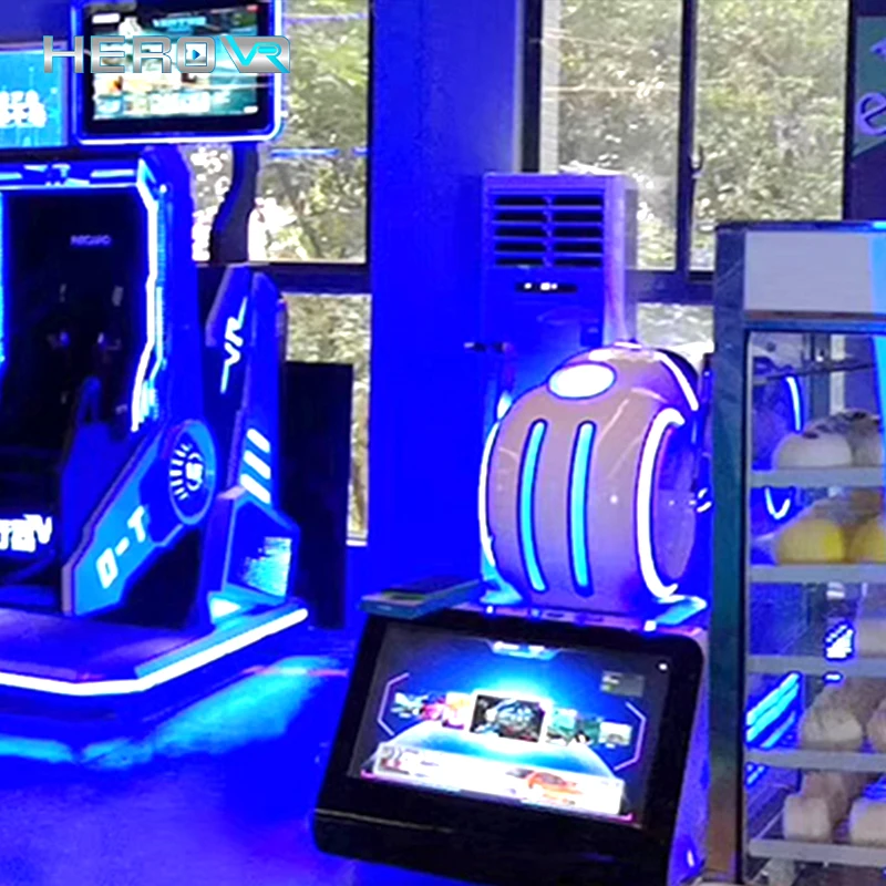 Эксклюзивный симулятор кабины HEROVR с экраном 4K, несколько уровней, VR, внутренние/наружные SIM-гонки для дома, аэропорта, металл/стали