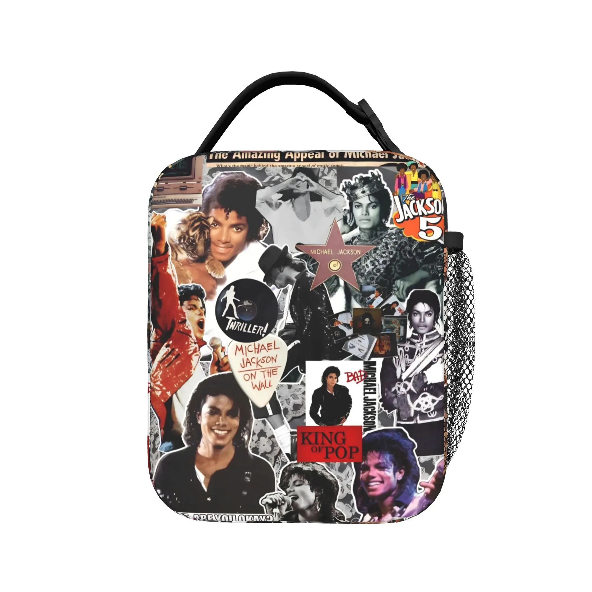 Singer Michael Jacksons MJ 2026 Insulated Lunch Bags for Men Women  Food Container Portable Thermal Cooler Lunch Boxes For Work