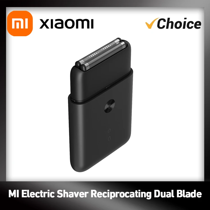 Xiaomi Mi Electric Shaver Reciprocating Dual Blade MSW201 , Portable IPX7 Waterproof Rechargeable Beard Trimmer Razor for Men
