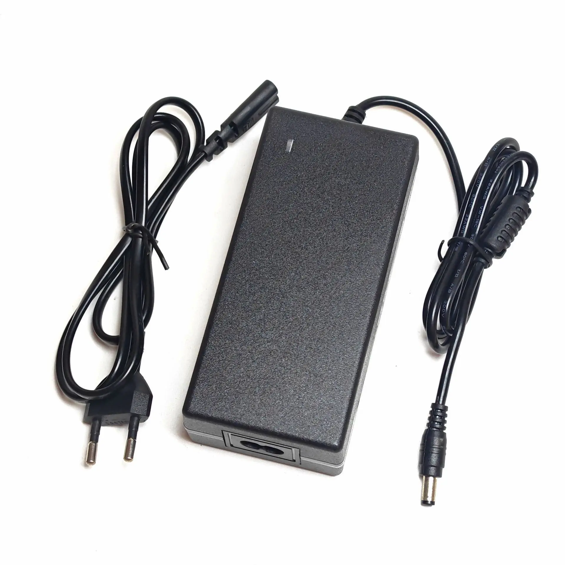 Chargeur de batterie au Lithium intelligent 36V, DC42V 2A 5.5x2.1mm pour série 10 36V 8AH 9AH 10AH 12AH 20AH avec indicateur Led, prise ue US