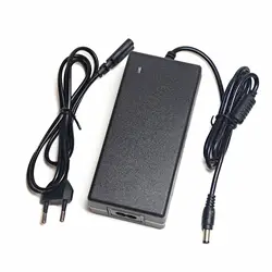 36V Smart Lithium Battery Charger DC42V 2A 5.5x2.1mm For 10 Series 36V 8AH 9AH 10AH 12AH 20AH With Led Indicator EU US Plug