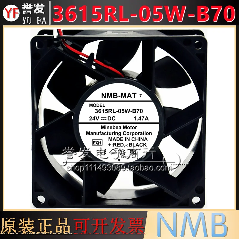 NUOVO ORIGINALE 3615RL-05W-B76 24V 1.47A 9038 90x90x38mm VENTOLA DI RAFFREDDAMENTO RADIATORE