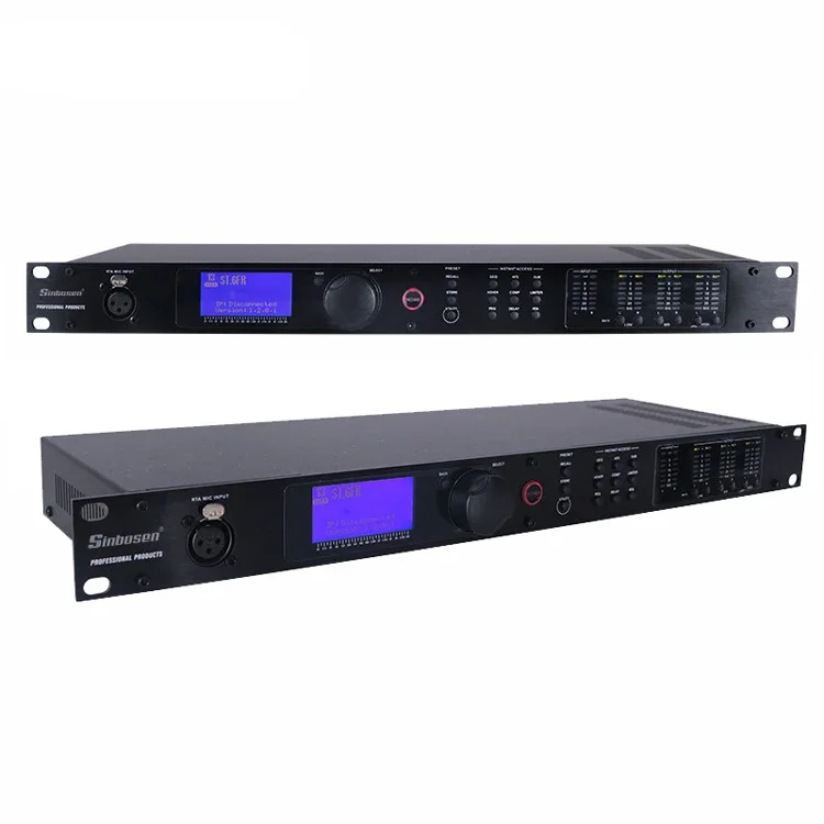 Professional Digital Processor 2 Input 6 Output Audio Processor