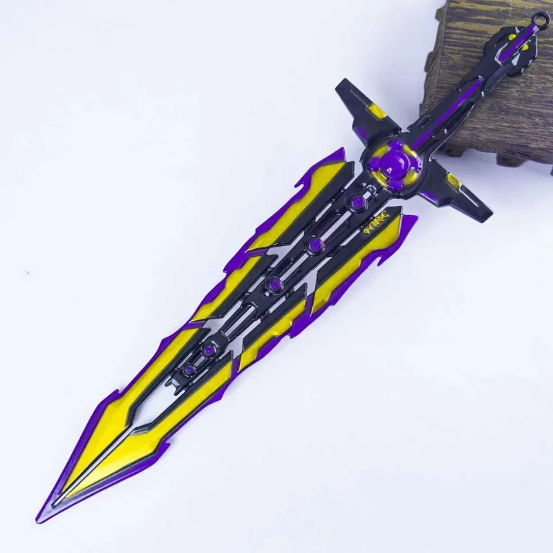 30 cm/11.81in Valorant Game Randapparatuur Chaos Zwaarden Wapens Model Desktop Display Ornamenten Collectie Verjaardagscadeau voor Jongen speelgoed