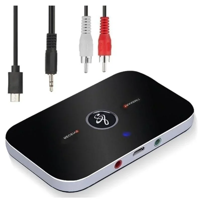 2 في 1 بلوتوث 4.1 جهاز ريسيفر استقبال وإرسال الصوت مشغل الصوت المحمول Aux 3.5 مللي متر محول آلة متكاملة للهاتف المحمول التلفزيون