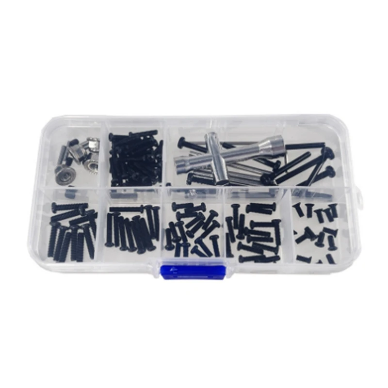 Scatola di accessori per attrezzi a vite per MJX 1/16 16207 16208 16209 16210 H16 H16BM RC parti di aggiornamento per auto