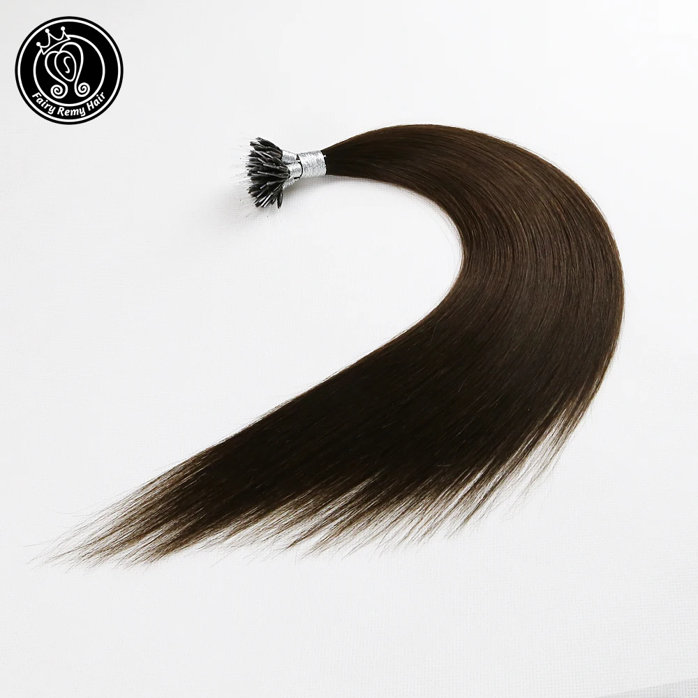 Nano Bead Silicon Plastic Tip Real Remy Natural European Human Micro Link Hair Extensions Highlight 16 - 22