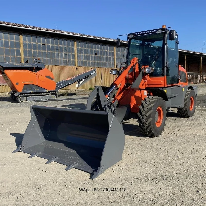 High Quality ER416 1600kg Mini Articulating Loader Small Farm Wheel Loader Machine