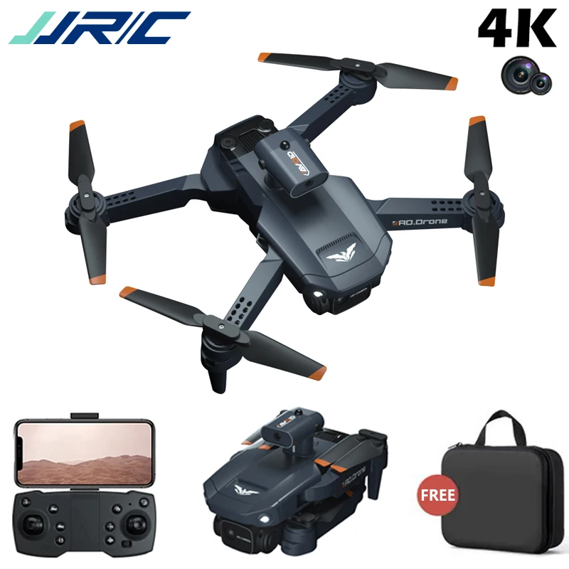 

JJRC RC Drone 4K Professional Dual Camera 6CH Foldable Drone Obstacle Avoidance RC Quadcopter Helicopter Toys for Kids Boys