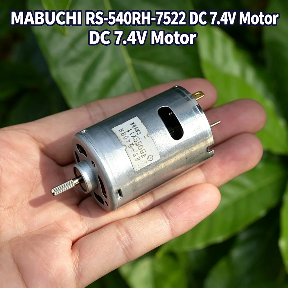 MABUCHI 540SH-7522 RS-540RH-7522 DC 6V 7.2V 27500RPM High Speed Knurled Shaft DIY Electric Tool Toy Car Boat Motor