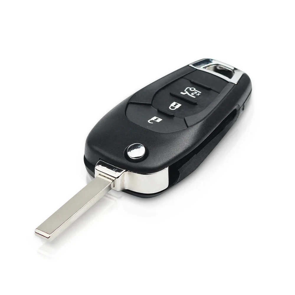 KEYYOU For Chevrolet Cruze Aveo 2014 2015 2016 2017 2018 Smart Key Folding 2 3 4 Buttons Remote Key Fob Car Key Shell