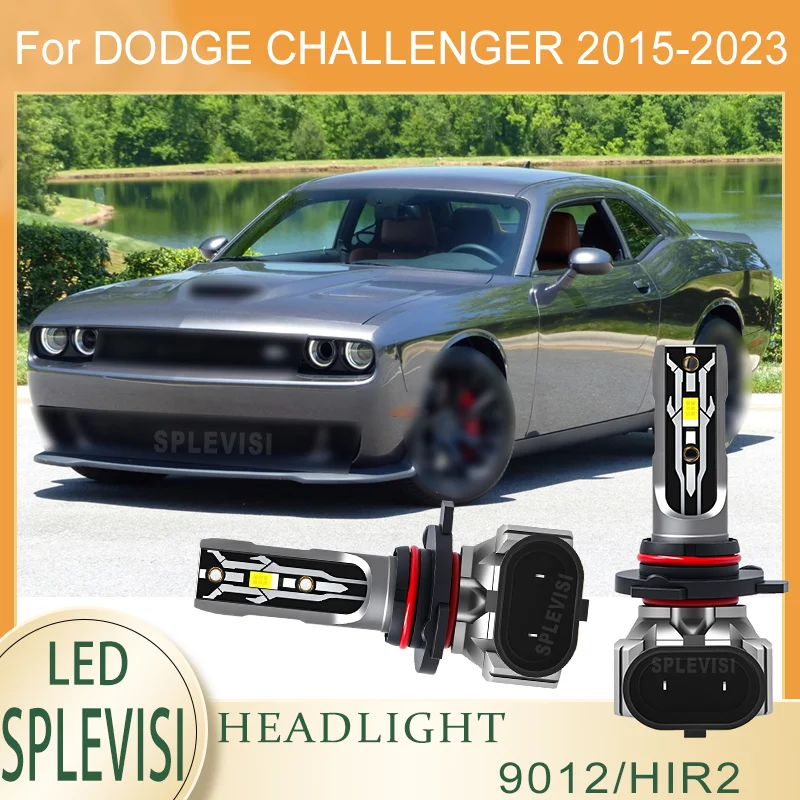 

Waterproof Quick On Instant Illumination 9012 LED Headlight For DODGE CHALLENGER 2015 2016 2017 2018 2019 2020 2021 2022 2023