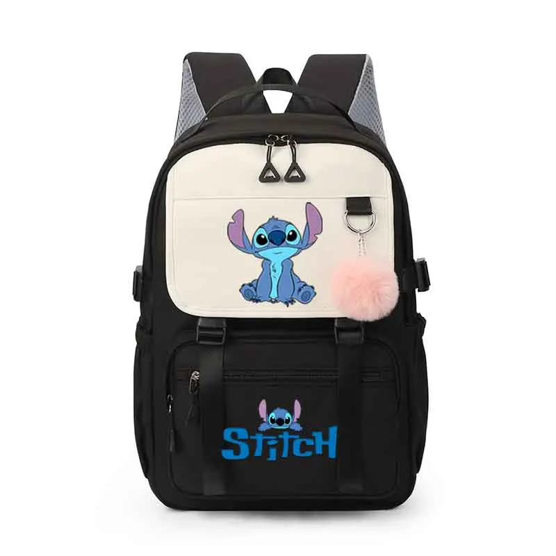 Lilo & Stitch Kawaii chłopięce dziewczęce szkolne torby na książki damskie torby nastolatki plecak podróżny Mochila Escolar