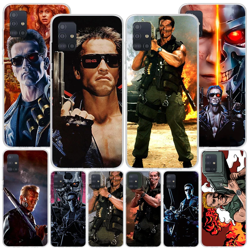 Arnold Schwarzenegger Terminator Phone Case For Samsung Galaxy A51 A41 A31 A21S A11 A01 A71 A50S A40 A30 A20S A10S A6 A7 A8 A9 P