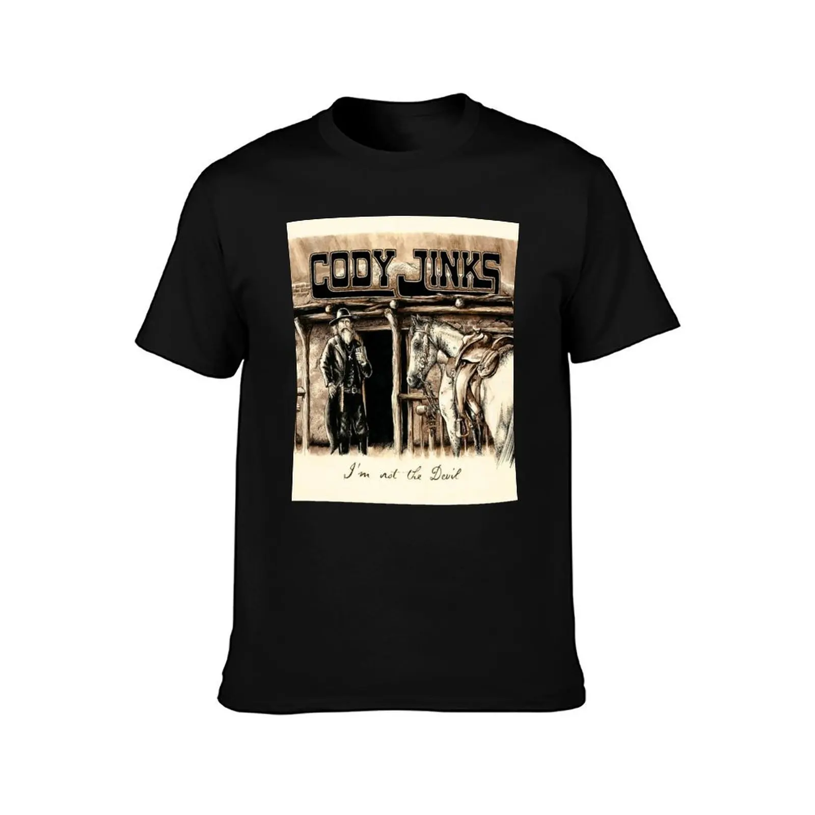 I'm not the Devil T-Shirt, Summer Casual Cotton Tee, Oversized Streetwear Tops, Vintage Graphic Print, Loose Fit Short Sleeve