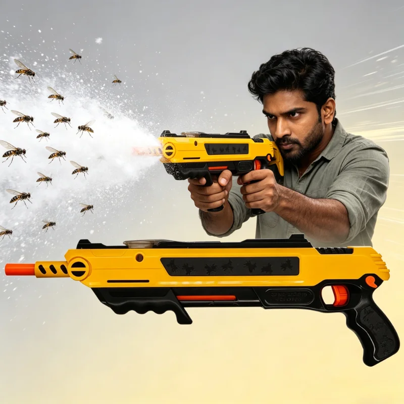 2026New Edition Adult Fly and Mosquito Gun Gift Salt Gun Shot Gun Adult Toy Gun Mosquito and Fly Eliminating Gun 3.0