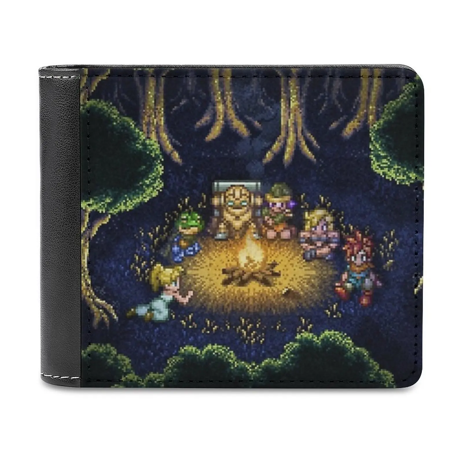 Chrono Trigger Soft Men Wallets New Purse Credit Card Holders For Male Purses Men Wallet 8Bit 8 Bit Gaming Retrogaming Gamer