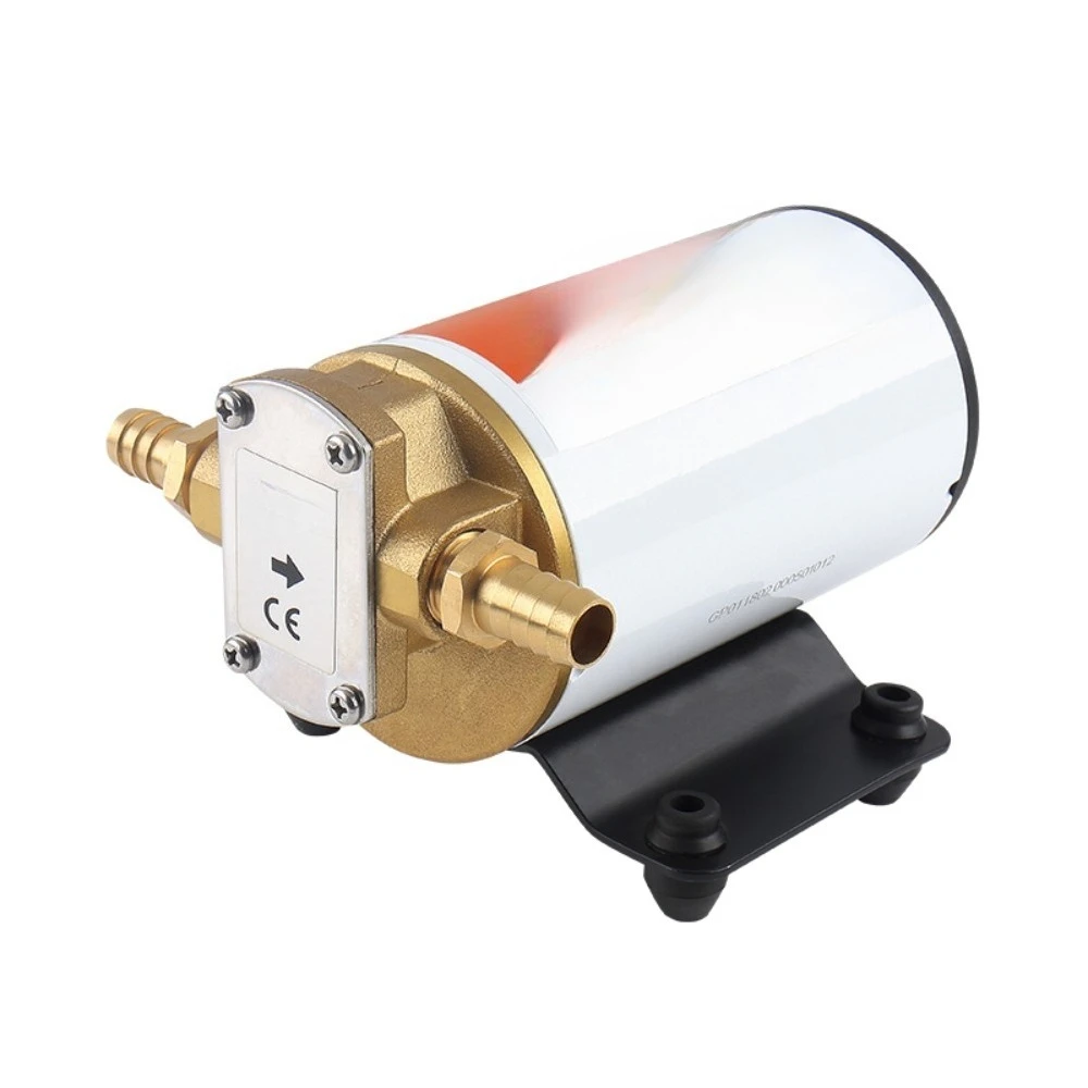 

Oil Transfer Gear Pump 12LPM 12v 24v Dc 3.0m Vertical Lift Circulation for Marine Rv Agriculture