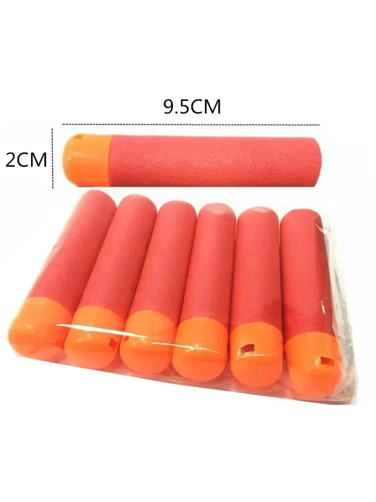30 pièces Mega pour Nerf 9.5cm rouge fusil de Sniper fléchettes balles Mega mousse recharge fléchettes grand trou tête balles pour n-strike Mega série