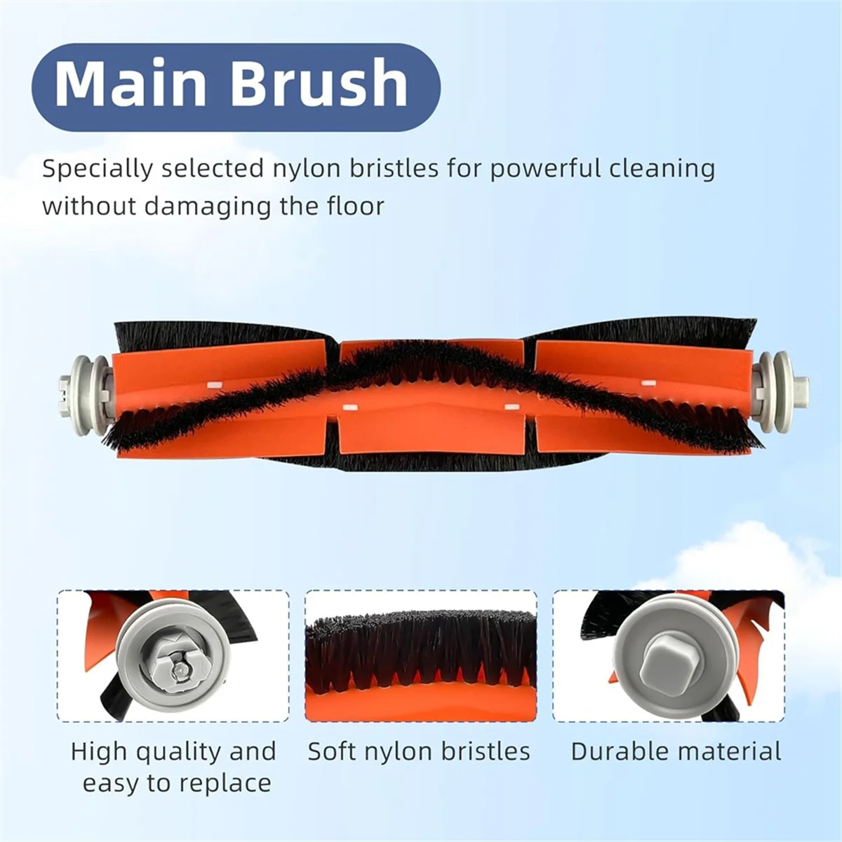 Parti di ricambio compatibili con gli accessori per aspirapolvere robot D10 Plus, Z10 Pro, L10 Plus