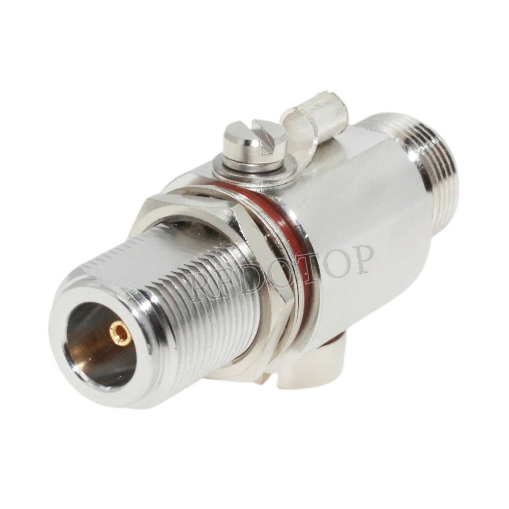 DC-6GHz-N-Female-to-N-Female-Jack-Coaxial-Lightning-Arrestor-Surge-Protector-Gas-Discharge-Protection-for-HAM-CB-Radio-WLAN-WiFi