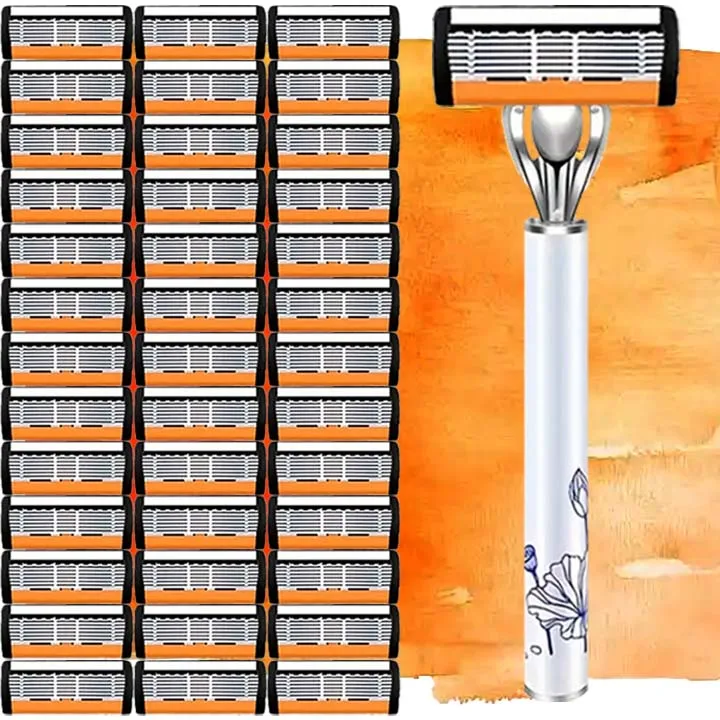 

Classic men's razor: Comfortable handle, stainless steel blade, safe and painless. A must-have razor for men