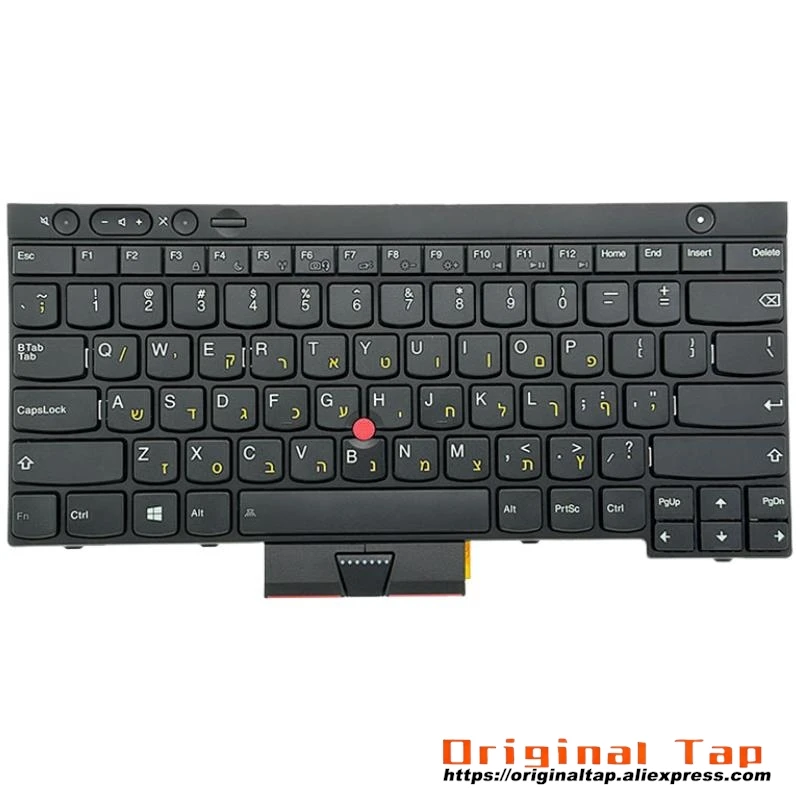 HB Hebrew IL Israel Keyboard for Lenovo Thinkpad L430 L530 T430 T430s T530 W530 X230 X230t 04X1215 04X1329 04Y0504 04X1291 04Y06