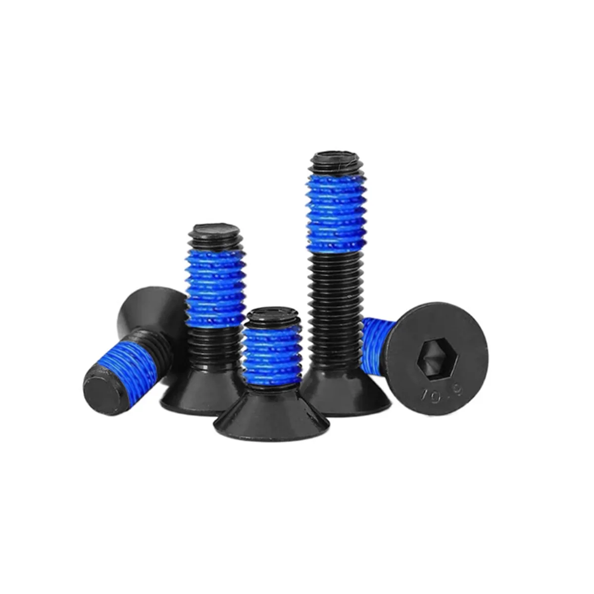 Черный антиударный самоклеящийся болт из нержавеющей стали 304 с шестигранным покрытием M2M3M4M5M6